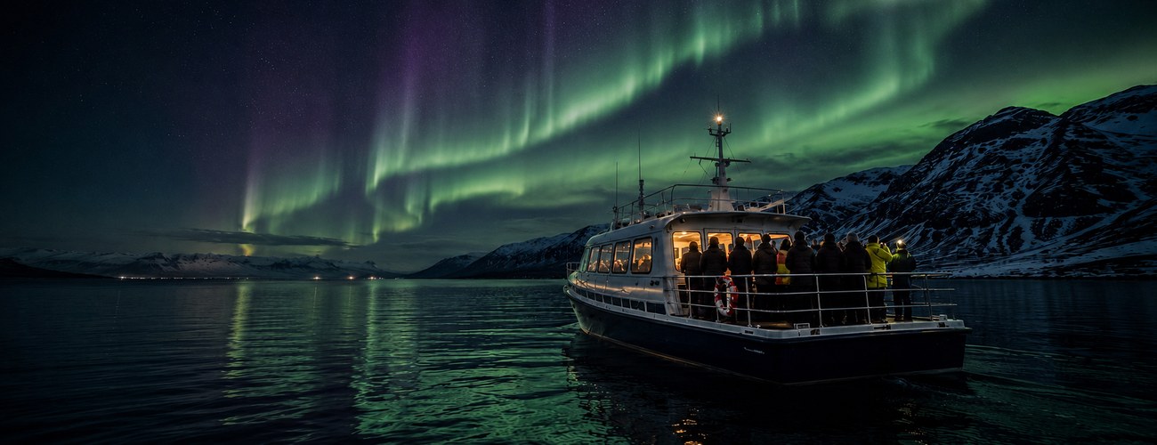 Boat Tour northern lights tour in Reykjavík, Iceland